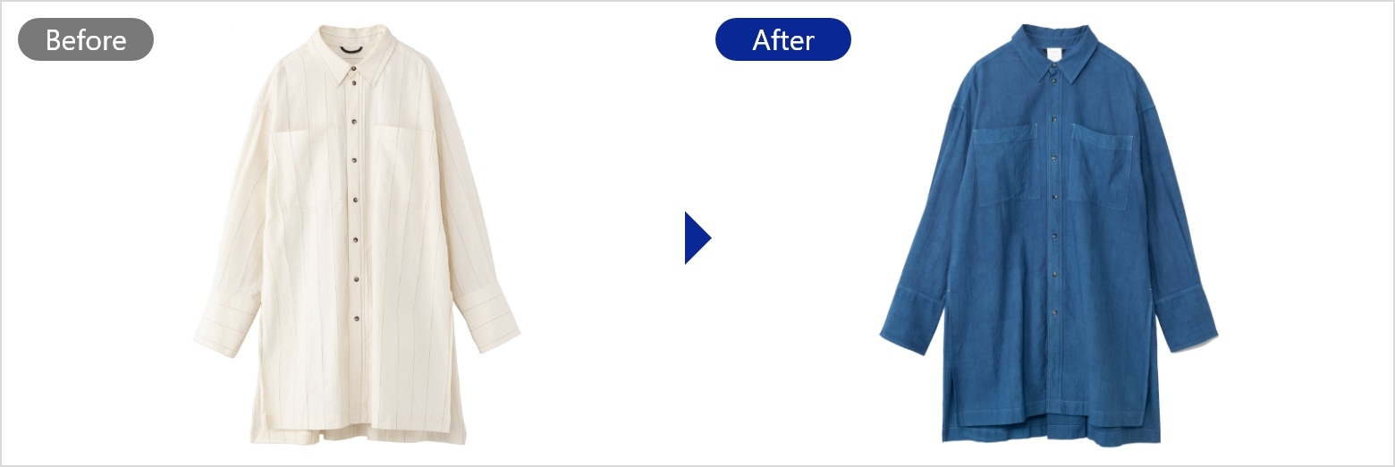 藍染のbefore~afterの画像2