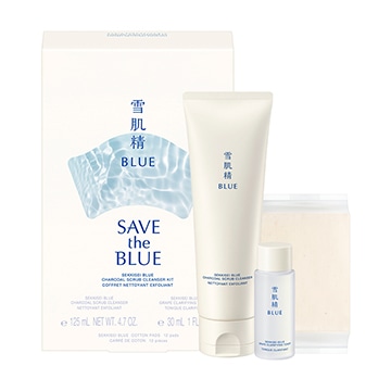 雪肌精 BLUE　チャコール スクラブ ウォッシュ キット